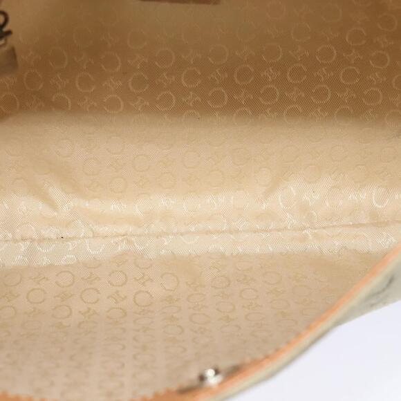 CELINE C Macadam Canvas Shoulder Bag Suede Gray - Picture 15 of 16